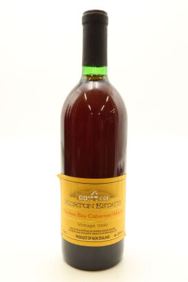 (1) 1990 Morton Estate Cabernet - Merlot, Hawke's Bay