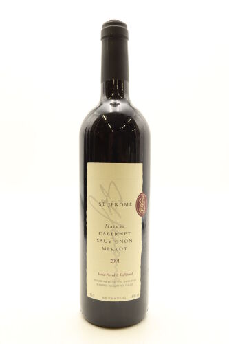 (1) 2001 St. Jerome 'Matuka' Cabernet Sauvignon - Merlot, Henderson