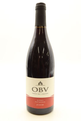 (1) 2008 Omaha Bay Vineyards 'OBV' Syrah, Matakana