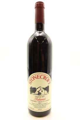 (1) 2001 Stonecroft Ruhanui, Gimblett Gravels