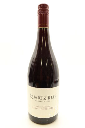 (1) 2015 Quartz Reef Single Vineyard Pinot Noir, Central Otago