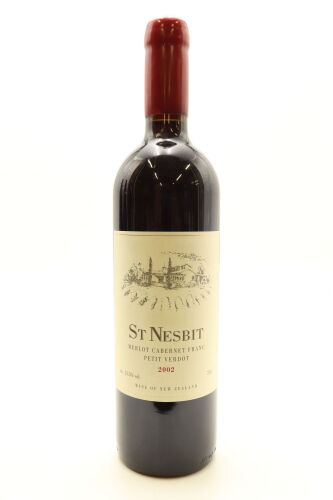 (1) 2002 St Nesbit Cabernet Merlot Petit Verdot, Auckland