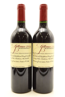 (2) 2008 Gillman Vineyard Red, Matakana