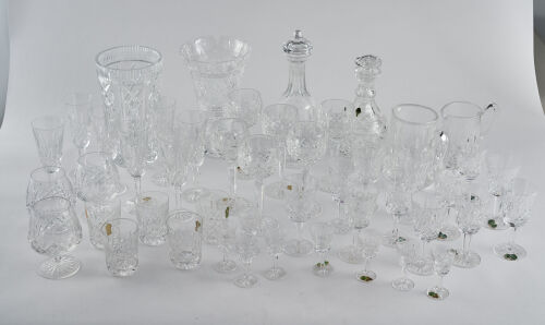 A 47-Piece Suite of Waterford Crystal in the Lismore Pattern