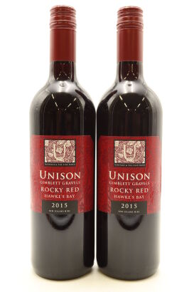 (2) 2015 Unison Vineyard Rocky Red, Gimblett Gravels