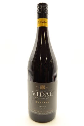 (1) 2016 Vidal Estate Reserve Syrah, Gimblett Gravels