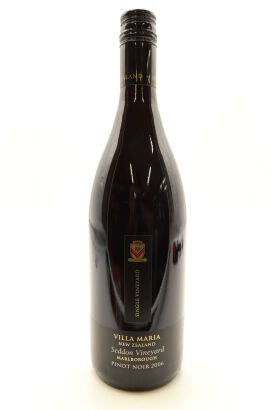 (1) 2006 Villa Maria Single Vineyard Seddon Pinot Noir, Marlborough