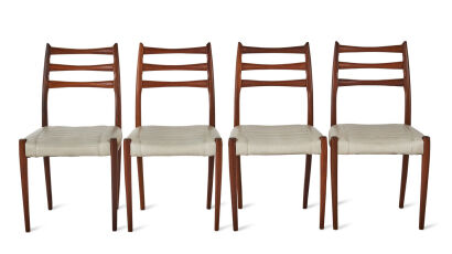 Four Fred Lowen 'Fler' Dining Chairs