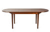 A Nathan Furniture Extendable Teak Oval Dining Table - 2