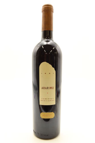 (1) 1991 Matua Valley Ararimu Cabernet Sauvignon, Hawke's Bay