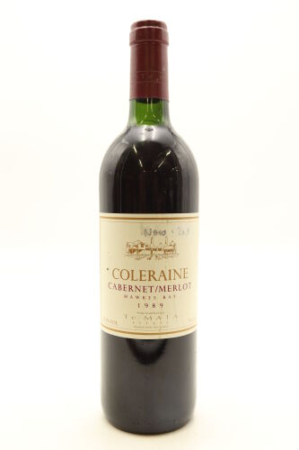 (1) 1989 Te Mata Estate Coleraine, Hawke's Bay (TS)