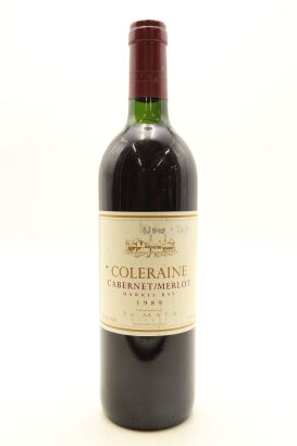 (1) 1989 Te Mata Estate Coleraine, Hawke's Bay (TS)