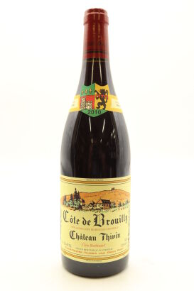 (1) 2010 Chateau Thivin Cote de Brouilly, Beaujolais