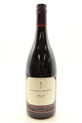(1) 2007 Craggy Range Syrah Block 14, Gimblett Gravels, Hawkes Bay