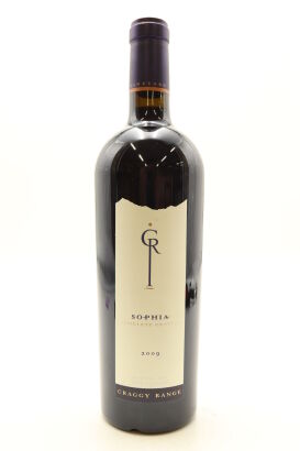 (1) 2009 Craggy Range Sophia Merlot, Gimblett Gravels [JR17.5] [RP95] [BC95]