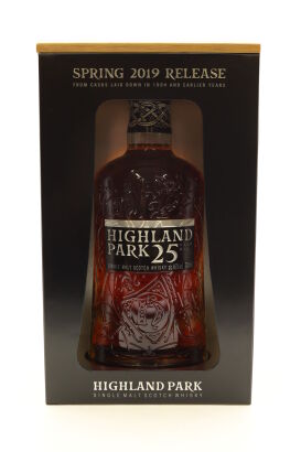 (1) Highland Park 25 Year Old Spring 2019 Release Single Malt Scotch Whisky, Orkney, Scotland (GB) [WE98] 46% ABV