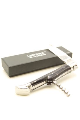 (1) Chateau Laguiole Tradtion Pocket Knife - Black Cow Horn
