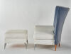 A Philippe Starck Royalton Lounge Chair and Ottoman - 4