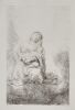 REMBRANDT The Virgin and the Child in the Clouds Etching