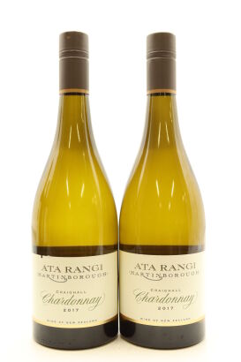 (2) 2017 Ata Rangi Craighall Chardonnay, Martinborough [JR17] [WE95]