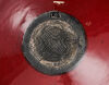 LEN CASTLE Red Lava Hemisphere Bowl - 3