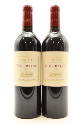 (2) 2017 Te Mata Estate Coleraine, Hawke's Bay