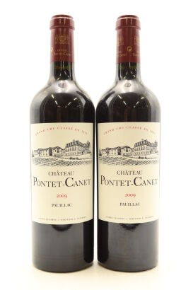 (2) 2009 Chateau Pontet-Canet, Pauillac [JR17.5] [WE99] [RP100] [WS96]