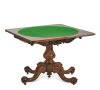 A Victorian Walnut Fold-Over Games Table - 2