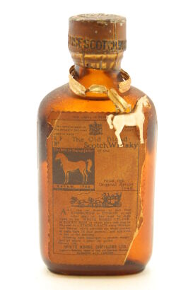 (1) White Horse Cellar Blended Scotch Whisky Miniature, Circa 1940s