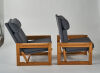 A Pair of Linear Lounge Chairs - 3