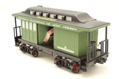 (1) Jim Beam Bourbon Whisky Baggage Car Decanter, 80 Proof, 150 months, 750ml
