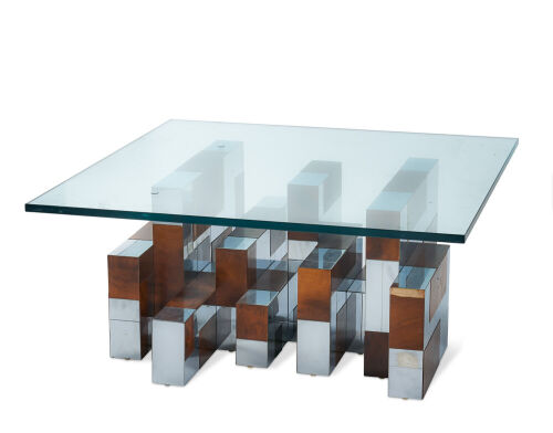 A Paul Evans Cityscape Coffee Table