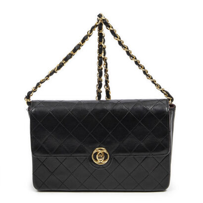 Chanel Vintage Straight Single Flap Bag