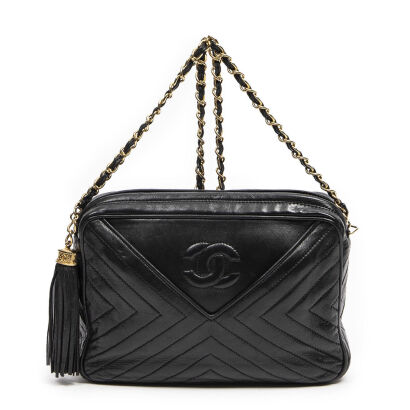 Chanel CC Tassle Vintage Camera Bag