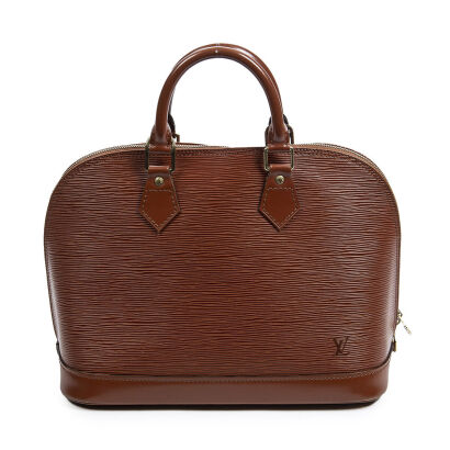 Louis Vuitton Brown Epi Alma Bag