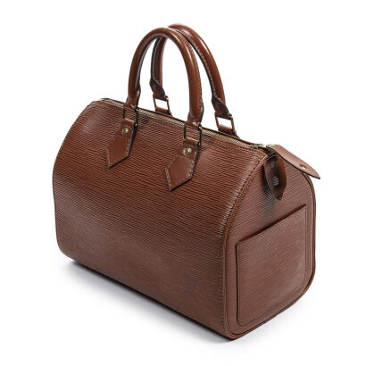 Louis Vuitton Brown Epi Speedy 25 Bag
