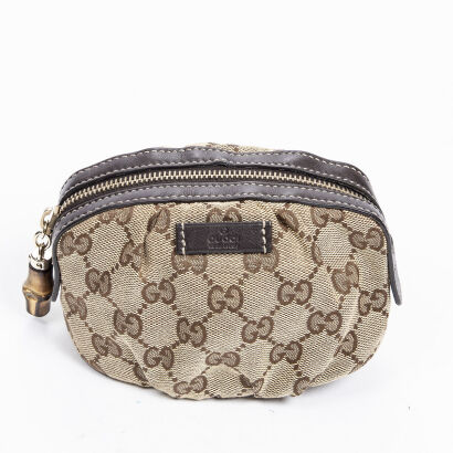 Gucci Mini Bamboo Cosmetic Pouch