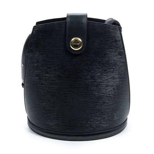 Louis Vuitton Black Epi Cluny Bag