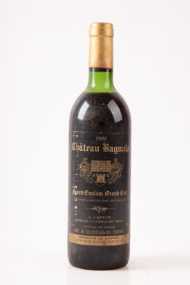 (1) 1980 Chateau Bagnols, St Emilion