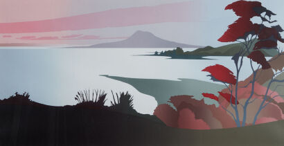 MALCOLM WARR Rangitoto, Summer Evening