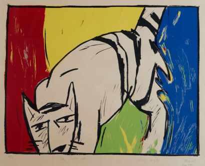 ARTIST UNKNOWN The Tallit Cat