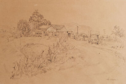ERIC LEE JOHNSON Farm House Waihi
