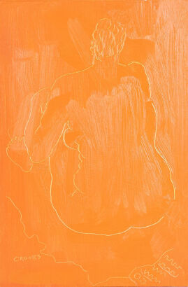 LINDSAY CROOKS Back View in Orange