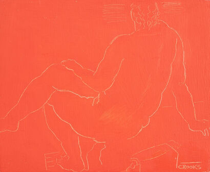 LINDSAY CROOKS Back View in Red