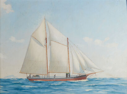 R SMITH Schooner built at Great Barrier Island