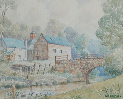 ARCHIE EDGAR An Old Mill At Dumfries, Scotland