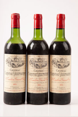 (3) 1975 Chateau Cardinal Villemaurine, St Emilion
