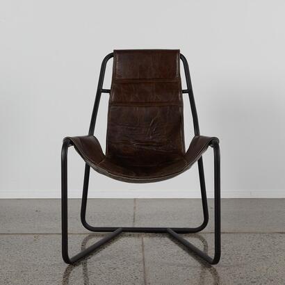 A Brown Sling Chair