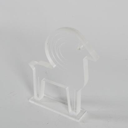 A Mid Century Lucite Ram