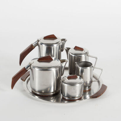 A Vintage Danish Style Tea And Coffee Set